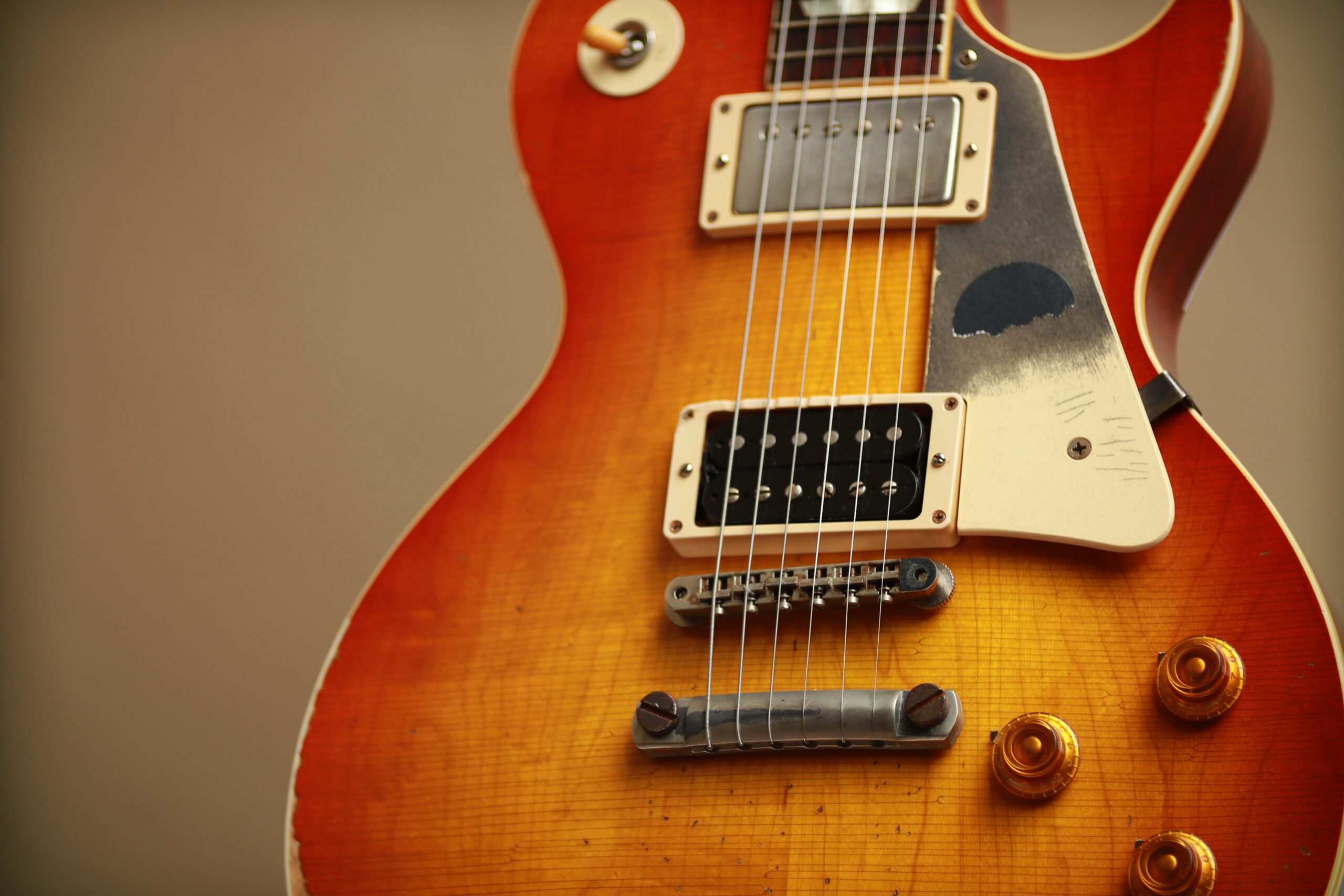 A Gibson Les Paul guitar