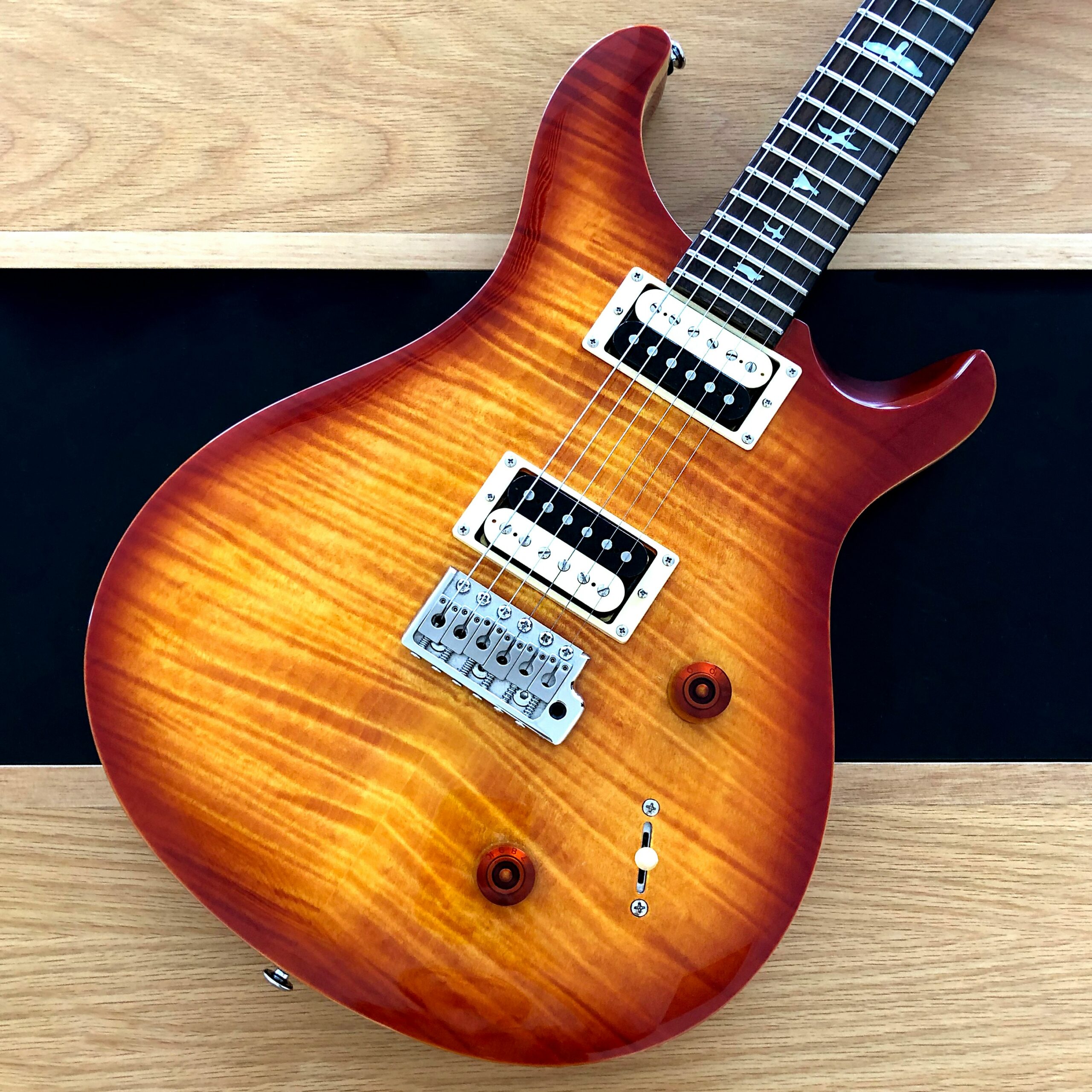 a PRS electric guitar